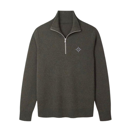 Khaki Quarter zip