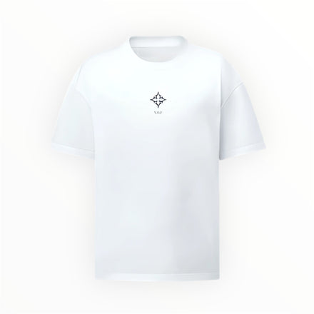 “V.O.F” centred logo tshirt