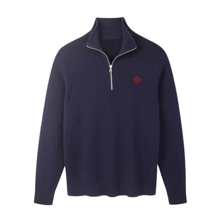 Navy Quarter Zip