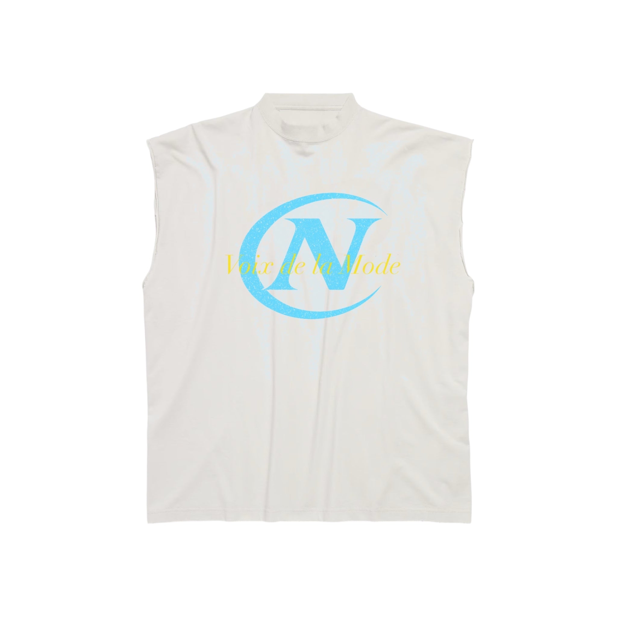 Voix de la Mode “lumen Bleu”sleeveless T-shirt