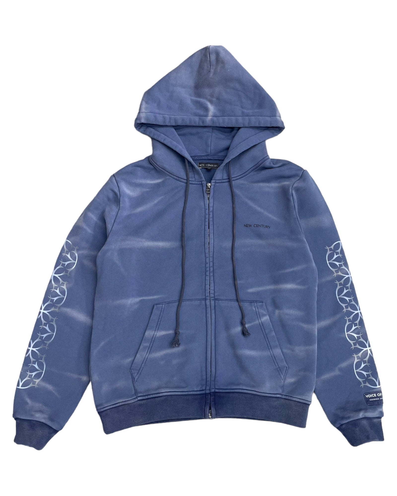 Persian Blue Zip up hoodie